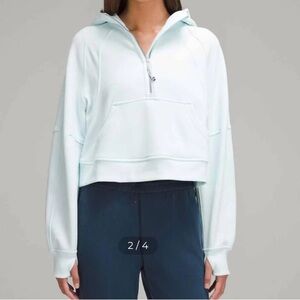 Lululemon Scuba Oversized Cropped Half-Zip Hoodie